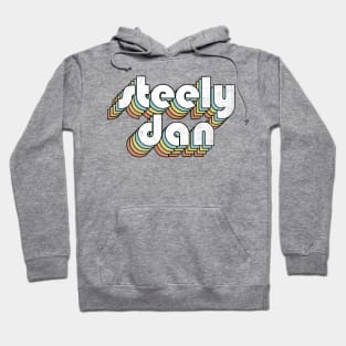 Steely Dan - Retro Letters Typography Style Hoodie